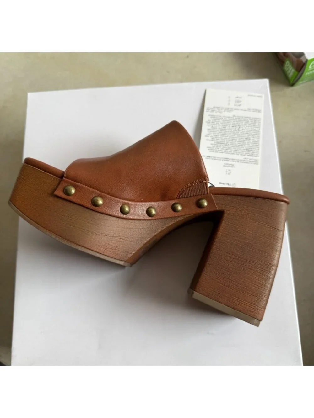 The Drop Women's Millie Platform Open Toe Mule Size 5 - Picture 3 of 6
